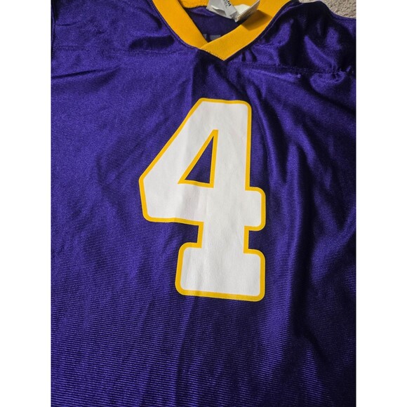 NFL Minnesota Vikings Youth Brett Favre #4 Jersey Purple Youth Size XL - Picture 4 of 4
